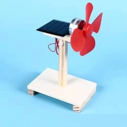 Wentylator na energię słoneczną - DIY - Drewniana Zabawka Edukacyjna